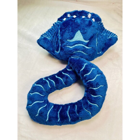 Sea Creature El Gran Maja Hand Made Plush Toy fish Beast of the ocean 12” Blue - Picture 5 of 9